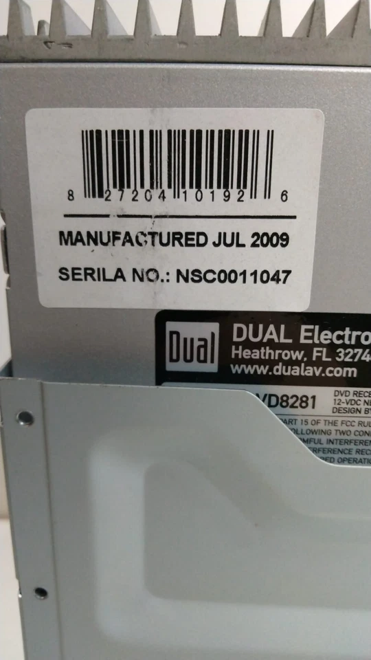 Dual XDVD8281 In-Dash Mobile Video with 6.5-Inch Touch Screen LCD, Black - Image 4 of 4