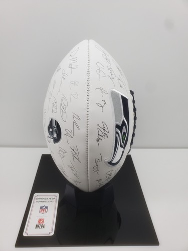 2021 NFL Rawlings Signature Football with Case SEATTLE SEAHAWKS Limited Edition - Picture 8 of 12