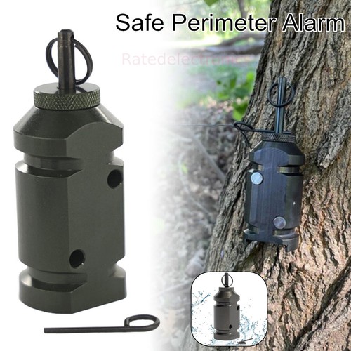 Perimeter Trip Wire Camping Alarm Aluminiumlegierung Safe Perimeter Camp Alarm Grün