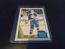 1987-88 OPC / 239 RICK LANZ TORONTO MAPLE LEAFS