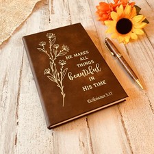 Custom Prayer Journal, Bible Study Journal, Daily Prayer Bible Journal Women Men