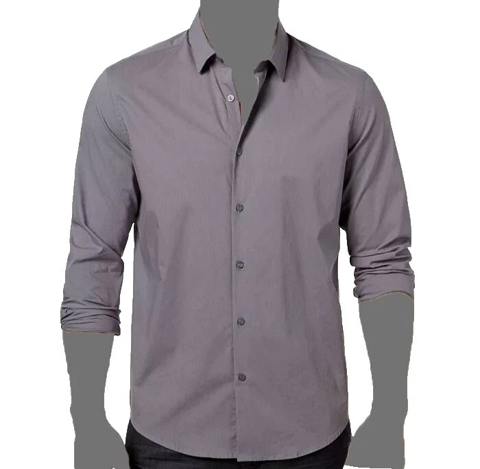 Мужские рубашки Alfani однотонные повседневные на пуговицах
