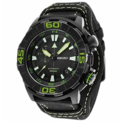 SEIKO SUPERIOR SSA059K1 Automatic Watch Canvas Band LIMITED Hardlex 4R37 Compass