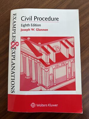Examples and Explanations Civil Procedure 8th Edition - Glannon - Paperback 9781454894025| eBay