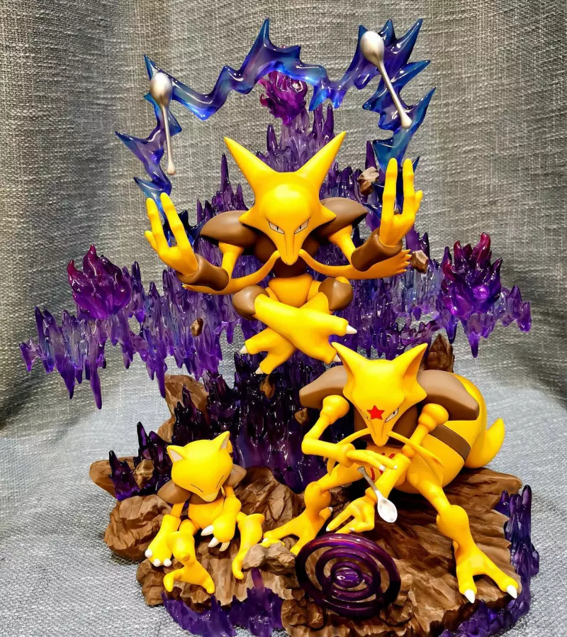 Pokémon Pokédex Series Mega Evolution #065 Alakazam Resin Statue