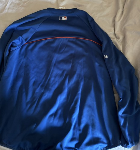 Kevin Plawecki New York Mets Size 48 Practice Worn Sweatshirt - Picture 4 of 5