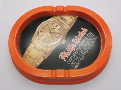 Philip Watch Vintage Ashtray Advertising Caribbean Models Wie Neu Condition T1
