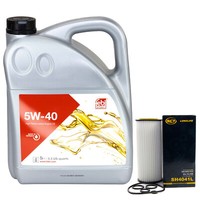MotoröL Set 5W-40 5 Liter + ÖLfilter SH 4041 L FüR Audi A8 A6 Avant