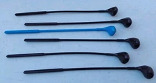 Golf Club Cocktail Swizzle Drink Stirrers Cocktail Barware 6pc Plastic