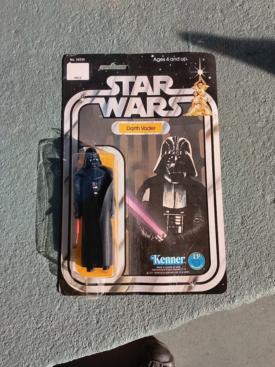 Vintage Original 1977 Star Wars Darth Vader 12-back Kenner 38230