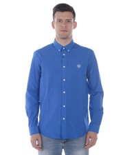 Kenzo Shirt Cotton Man Blue 1LA 5CH400 70 Sz. L MAKE OFFER