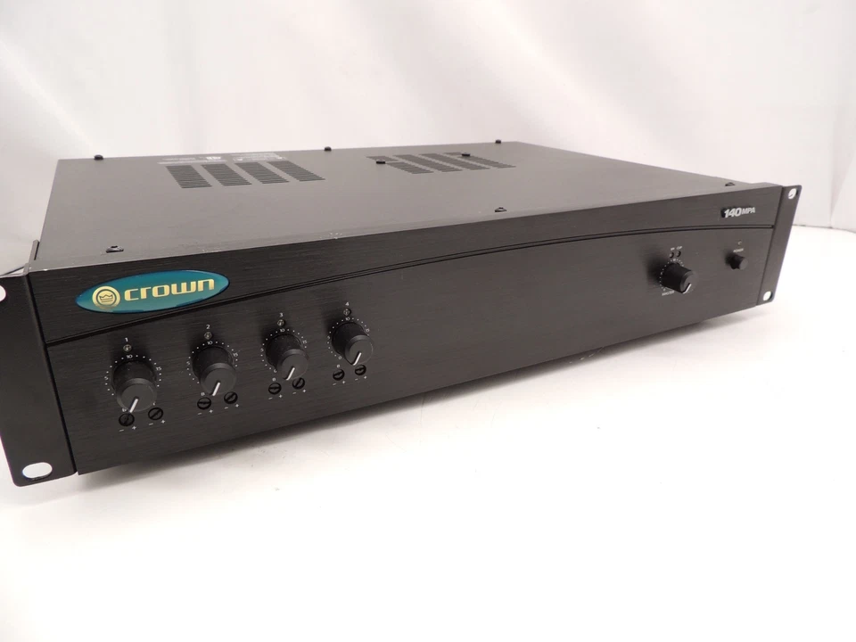 Crown 40w Professional PA Amplifier 140MPA Tested Cleaned w/ Phoenix Connectors - Image 3 of 4