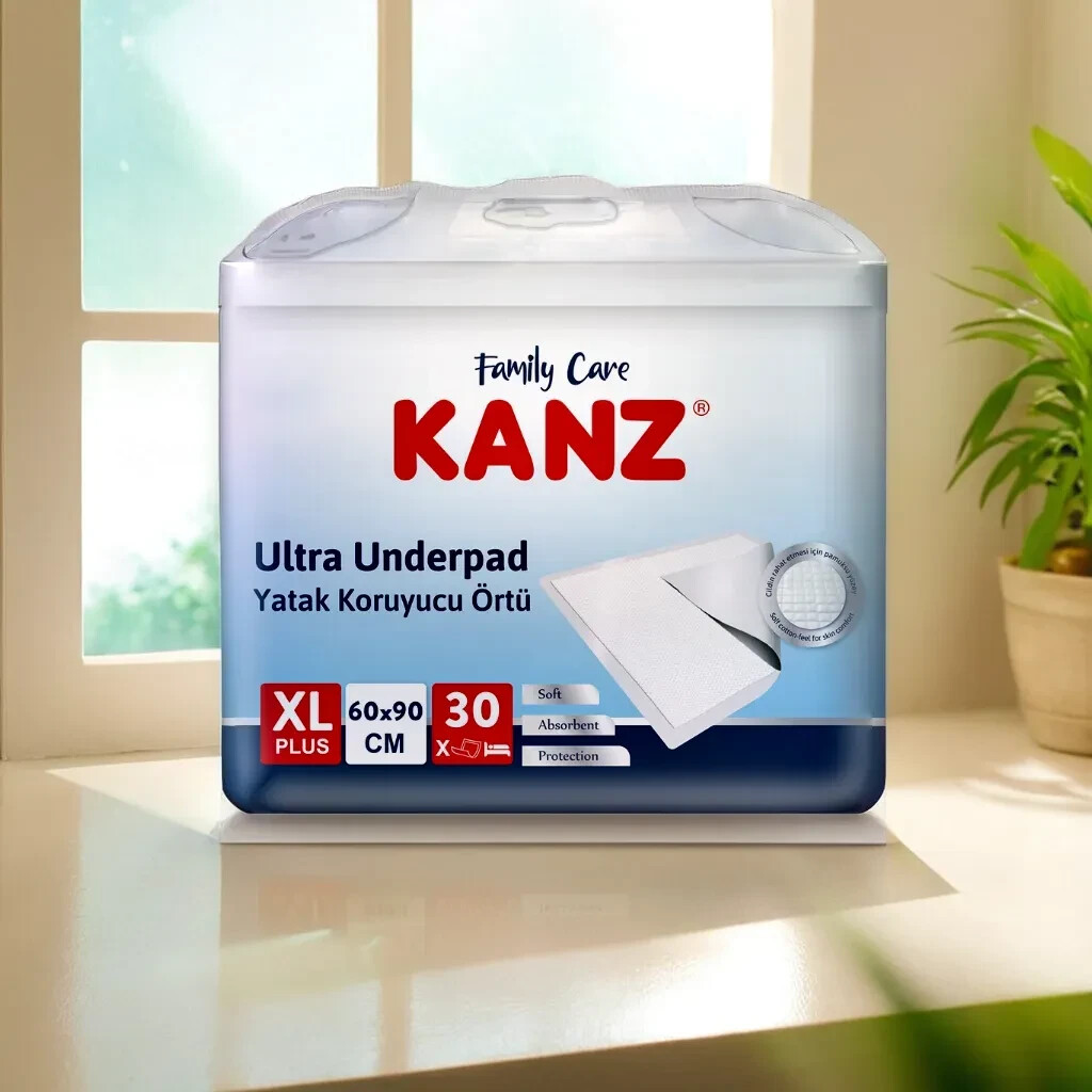 KANZ Inkontinenzunterlagen 30 Stück – Einweg Schutzauflagen für Betten & Möbel