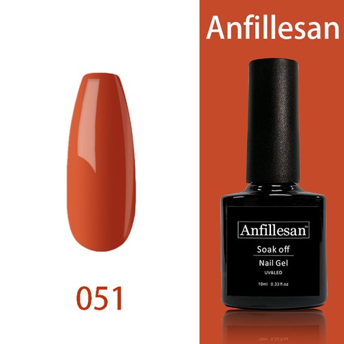 Anfillesan Nail Polish UV LED Soak Off Gel Polish Base Top Coat Gel Varnish 10ml - Picture 54 of 155