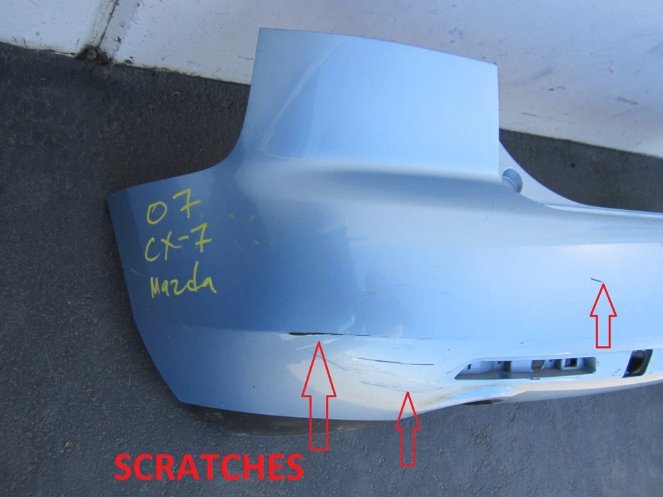 dp00410 Mazda CX7 CX-7 2007 2008 2009 rear bumper cover OEM - Image 2 of 4