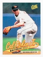 Cal Ripken Jr. #G11 (1997 Fleer Ultra) Gold Medallion, Baltimore Orioles, HOF