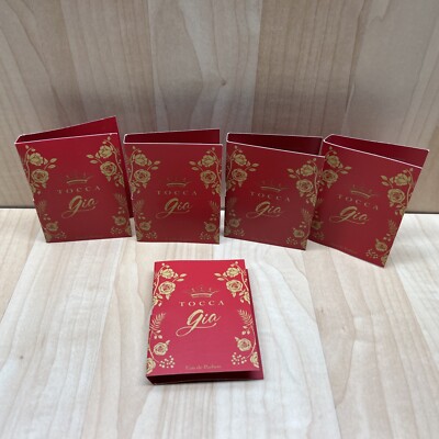 TOCCA Gia Eau De Parfum Spray Sample Size (1.5ml/.05oz) NEW - 5 Pieces