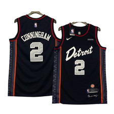 Cade Cunningham YOUTH Stitched Jersey Black