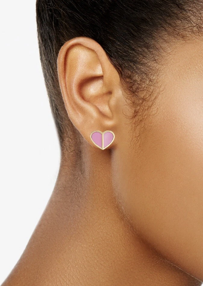 Kate spade pink heart earrings outlet