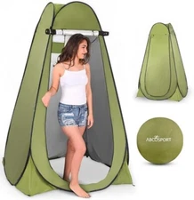 Abco Tech ABC2197-NEW Pop Up Portable Foldable Outdoor Privacy Tent - Green