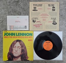 Beatles FANTASTIC ORIG 1975 JOHN LENNON 'ROOTS' ORIG LP COMPLETE! W 2 BONUS LPs!