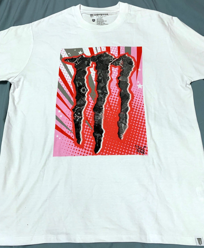 MONSTER ENERGY CONCRETE TO CANVAS SHIRT XL MOVIE ENERGY DRINK SODA ROCKSTAR PRIM