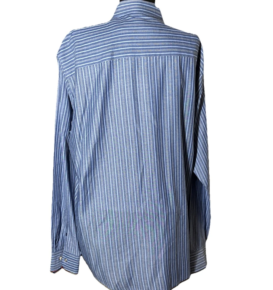 Camisa De Colección Haband Garage Años 60 Abotonada Manga Larga Perla Botones a Presión Bolsillo Foto 2 de 4