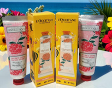 L'OCCITANE PROVENCE AROUND THE WORLD PIVOINE FLORA Hand Cream 1.oz/30ml SET OF 2