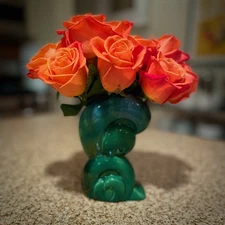 Royal Haeger Modern Scroll R- 900 in Green Agate