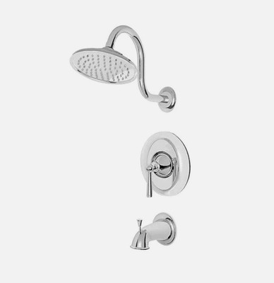 Price Pfister Saxton 1-Handle Polished Chrome Tub & Shower Trim Kit - R89-8GLC