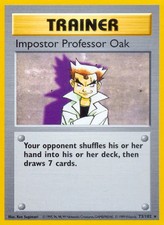 Imposter Professor Oak [Shadowless] #73 Prices | Pokemon Base Set