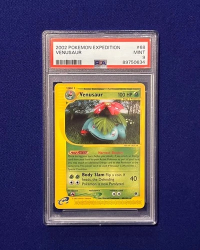 PSA 9 Venusaur #68 Expedition 2002 Pokemon MINT