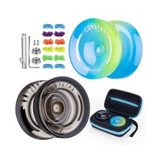 Yoyo K2 Crystal - Professional Responsive Yoyo for Kids Beginners Black Bl...
