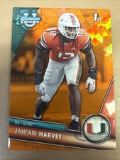 2023 Bowman University Chrome Sapphire - Jahfari Harvey #25 Orange /25