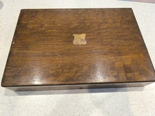 Stainless Steel 24 Piece Cutlery Set For 12 People In A Lockable Wooden Box