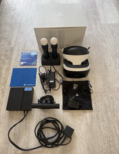 Sony PlayStation VR PS4 Headset Bundle Camera 2x Move Controllers Dock and leads