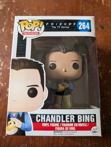 Funko Pop #264 Television Friends Chandler Bing Figure with Duck #264