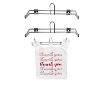 Supermarket T-shirt Grocery Bag Plastic Bag Rack, Shopping Bag Dispenser Grocery