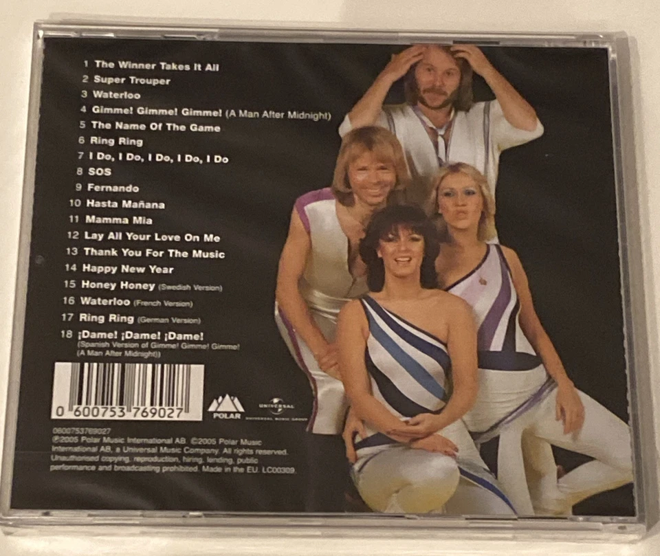 CD Abba - 18 Greatest Hits - Best Of - Waterloo Super Trouper usw -noch in Folie - Bild 2 von 2