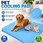 Pet Cooling Mat Summer Cooling Bed Washable Ice Cool Pad Dog Cat 4 Sizes