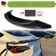 V Heckspoiler Heckflügel Carbon Look Spoiler Für Tesla Model 3 Sedan 2016-2021 V Heckspoiler Heckflügel Carbon Look Spoiler Für Tesla Model 3 Sedan 2016-2021