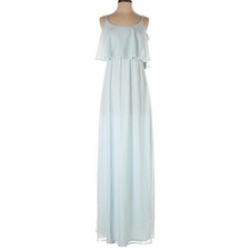 SHOW ME YOUR MUMU Maxi Bridal Cocktail Dress, Women’s S, Blue