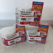 Set Of 6 - 3 Packs Boudreaux Butt Paste Diaper Rash Cream Baby , 2 oz  14 oz