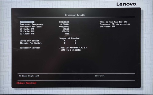 Lenovo System X3250 M6 1U 8x2.5", Xeon E3-1240 v6 3.70GHz, 8GB DDR4, No HDD - Picture 4 of 7