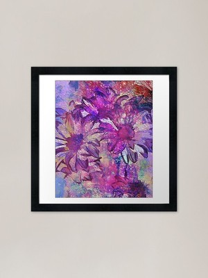 Floral Joy Framed Art Print Framed Wall Art Poster Canvas Print Picture
