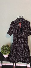 Boohoo Women's Polka Dot Dress Size 14