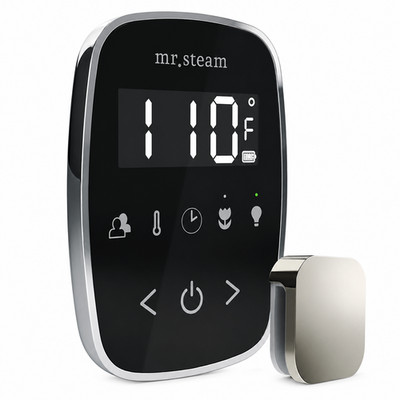 Mr. Steam TempoFlex TFBKPC Wireless Control in Polished Chrome Brand new in BOX
