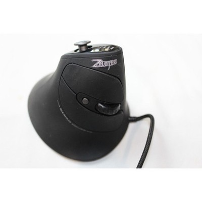 Zelotes C-10 Vertical Ergonomic Gaming Mouse RGB Wired Tested Working No Box