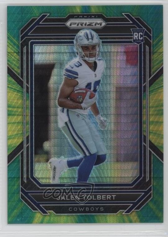 2022 Panini Prizm Rookies Hyper Prizm 49/175 Jalen Tolbert #333 Rookie RC 10k8