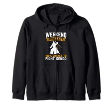 Kendo - Weekend Prediction 100% Chance To Fight Kendo Zip Hoodie_